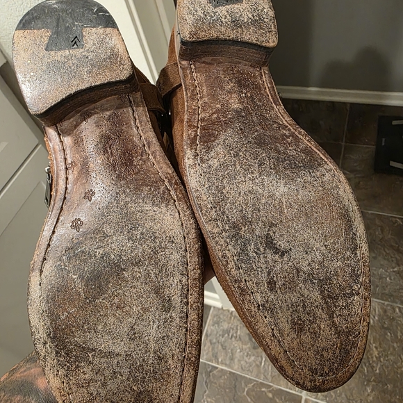 John Varvatos Rich Brown Suede Boots